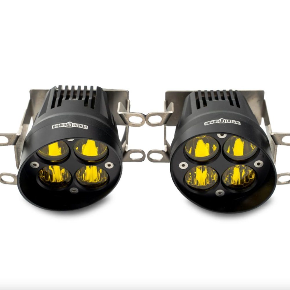 Desert Armor ULTRA4 PRO LED LIGHT PODS TOYOTA RETROFIT KIT 3IN PAIR
